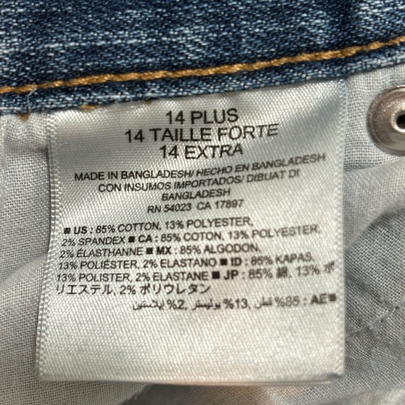 Old Navy Boot Cut Jean Girls Size 14 Plus Kids - Picture 5 of 5